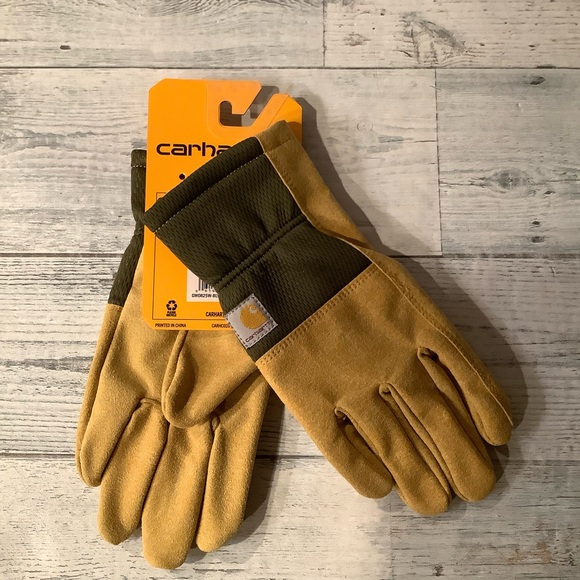 Carhartt Women's Small Synthetic Suede Stretch Knit Glove - Picture 1 of 5